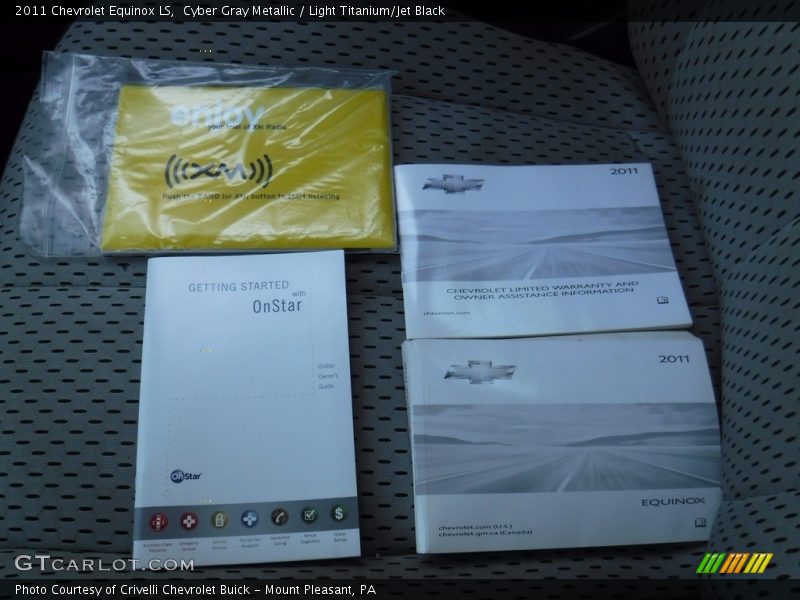 Cyber Gray Metallic / Light Titanium/Jet Black 2011 Chevrolet Equinox LS