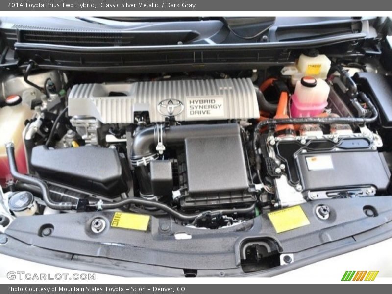 Classic Silver Metallic / Dark Gray 2014 Toyota Prius Two Hybrid