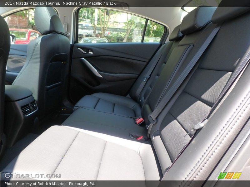 Machine Gray Metallic / Black 2017 Mazda Mazda6 Touring