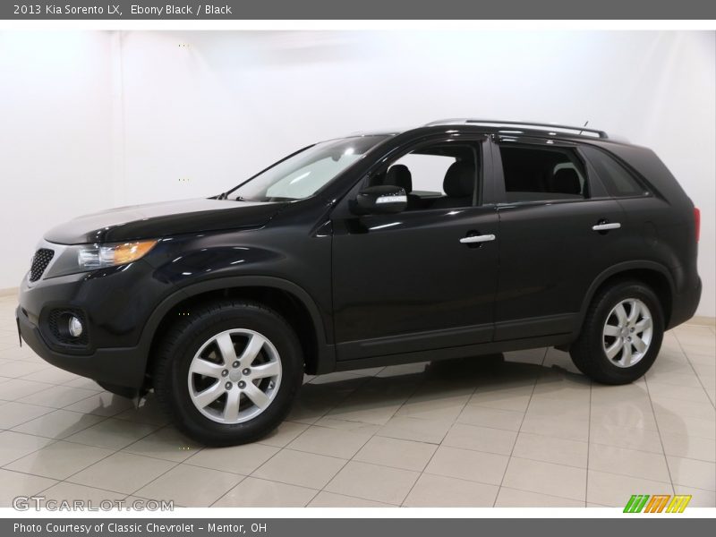 Ebony Black / Black 2013 Kia Sorento LX