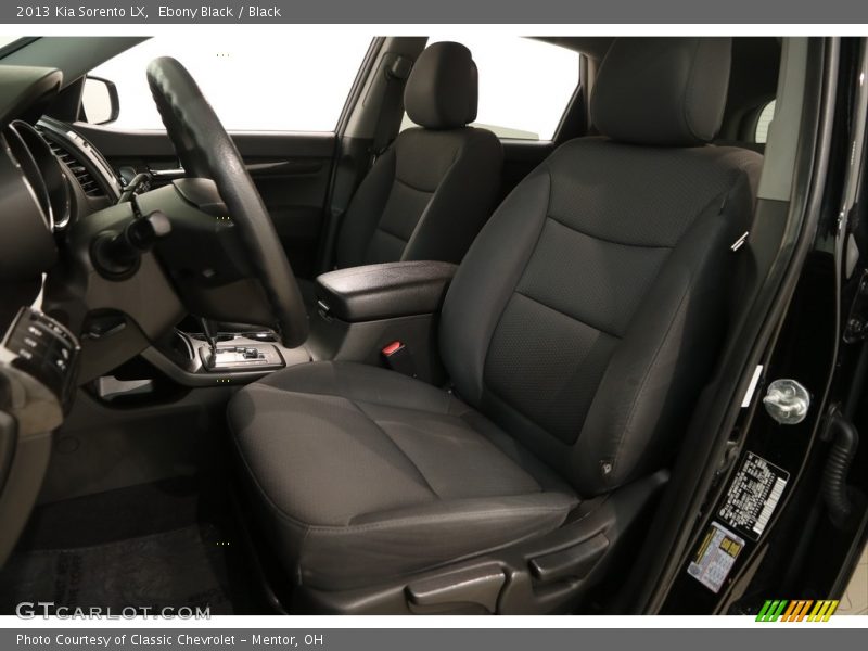 Ebony Black / Black 2013 Kia Sorento LX