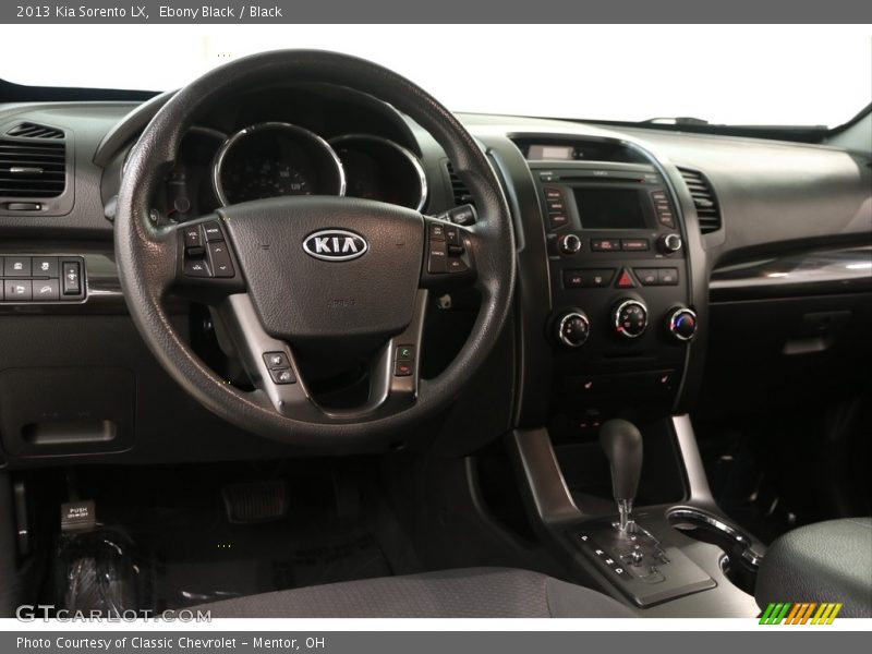 Ebony Black / Black 2013 Kia Sorento LX