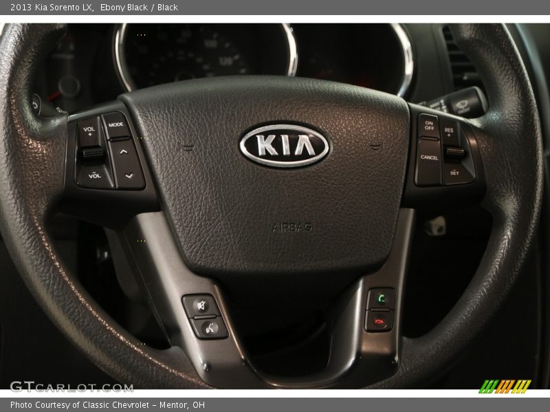 Ebony Black / Black 2013 Kia Sorento LX