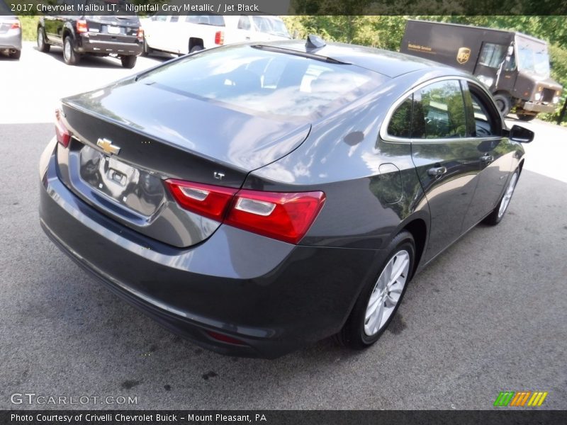 Nightfall Gray Metallic / Jet Black 2017 Chevrolet Malibu LT