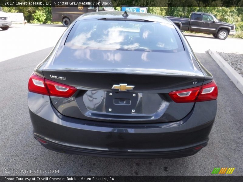 Nightfall Gray Metallic / Jet Black 2017 Chevrolet Malibu LT