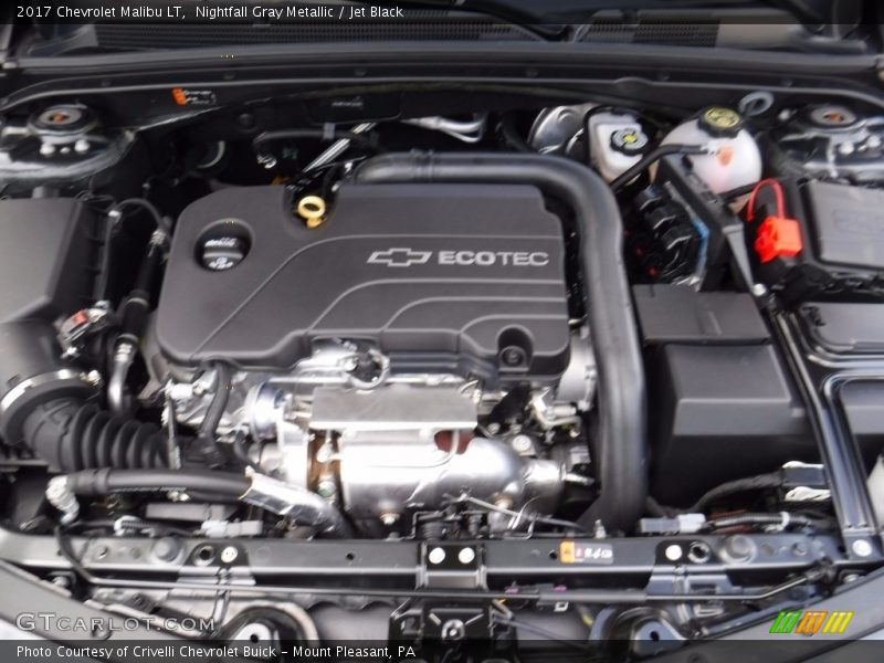 Nightfall Gray Metallic / Jet Black 2017 Chevrolet Malibu LT