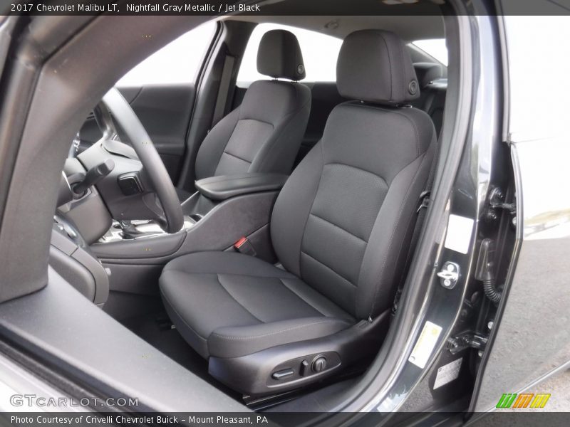 Nightfall Gray Metallic / Jet Black 2017 Chevrolet Malibu LT