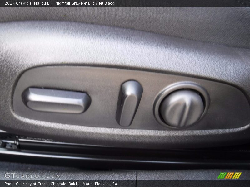 Nightfall Gray Metallic / Jet Black 2017 Chevrolet Malibu LT