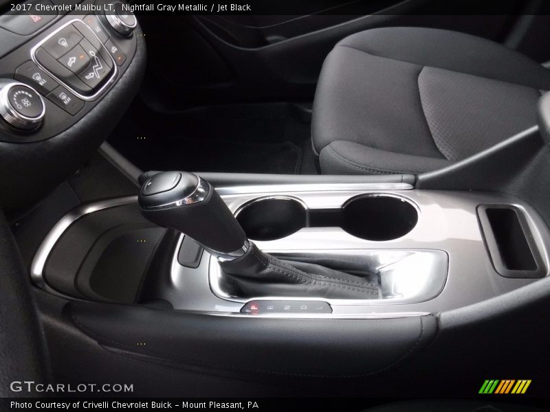 Nightfall Gray Metallic / Jet Black 2017 Chevrolet Malibu LT