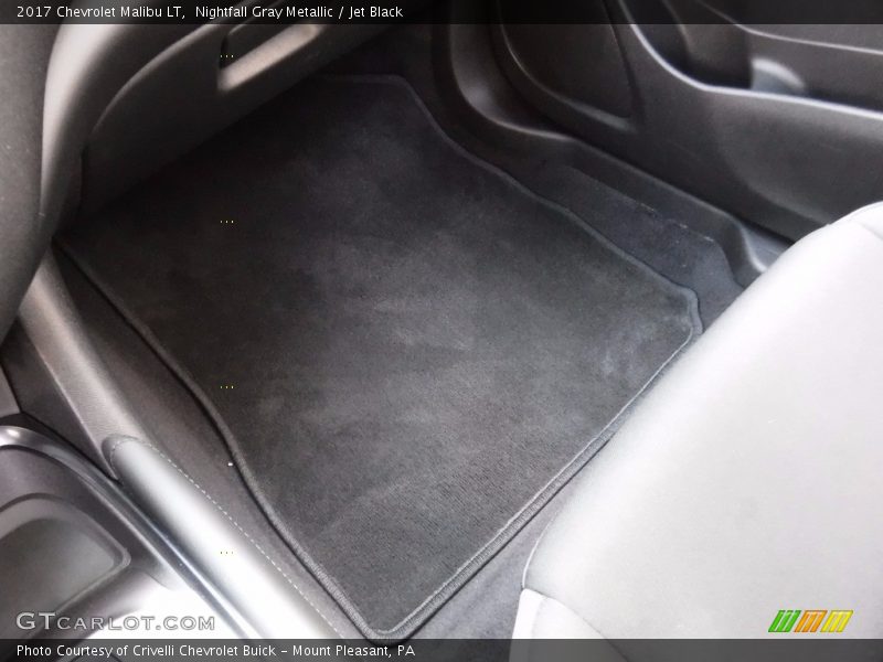 Nightfall Gray Metallic / Jet Black 2017 Chevrolet Malibu LT