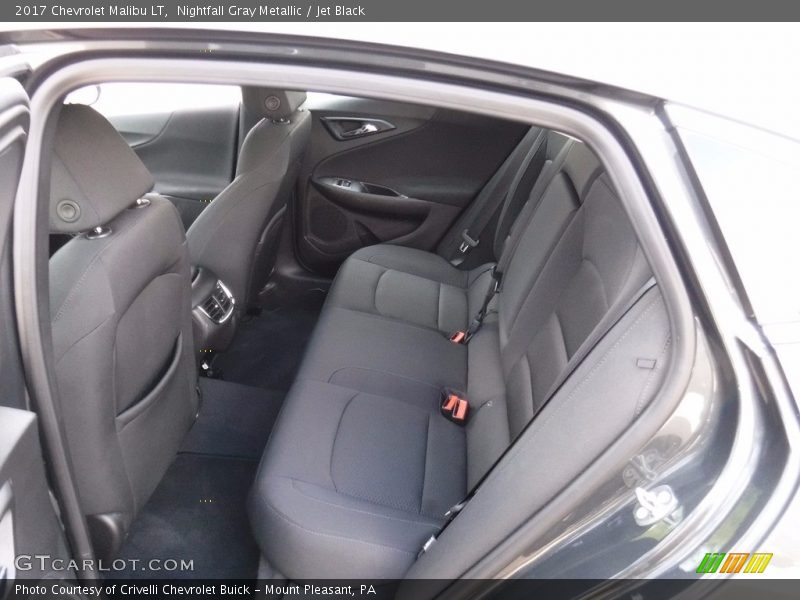 Nightfall Gray Metallic / Jet Black 2017 Chevrolet Malibu LT
