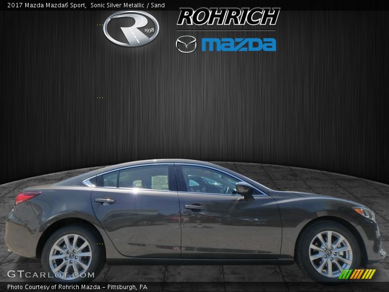 Sonic Silver Metallic / Sand 2017 Mazda Mazda6 Sport