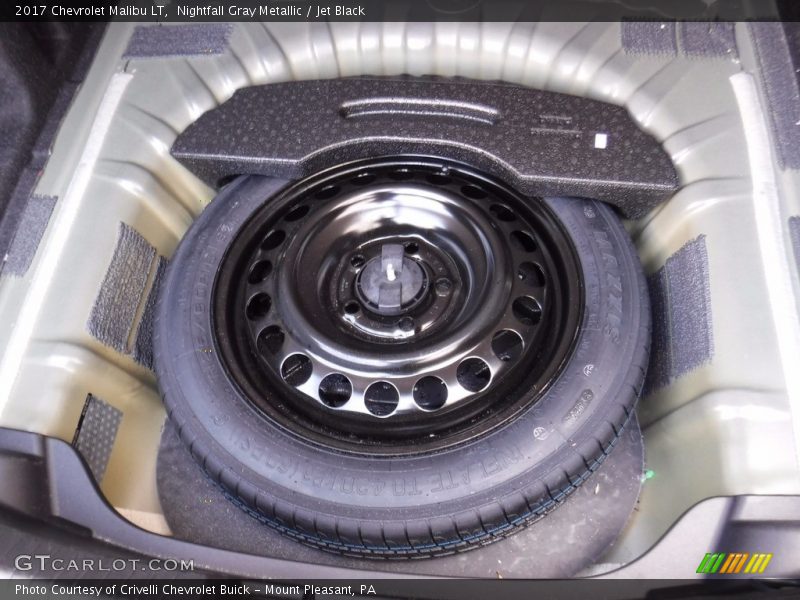 Nightfall Gray Metallic / Jet Black 2017 Chevrolet Malibu LT