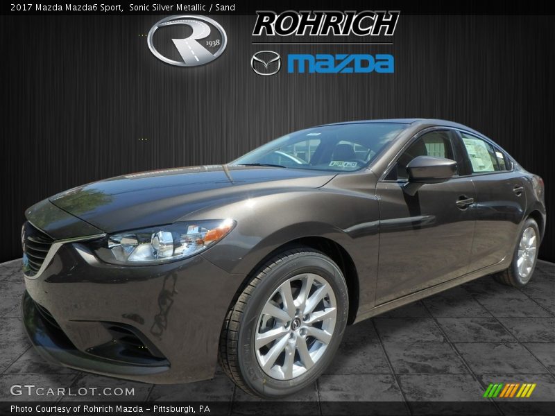 Sonic Silver Metallic / Sand 2017 Mazda Mazda6 Sport