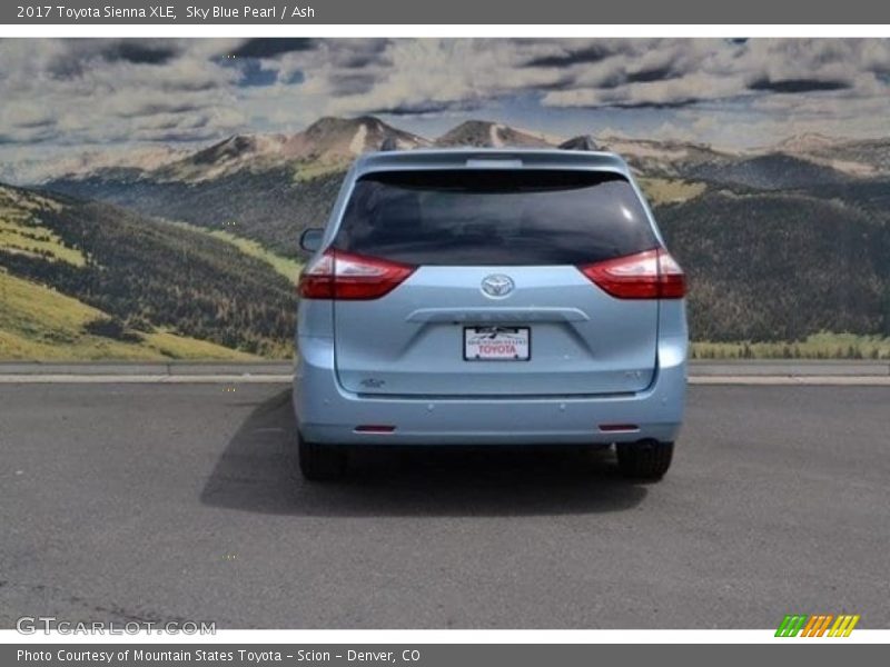 Sky Blue Pearl / Ash 2017 Toyota Sienna XLE