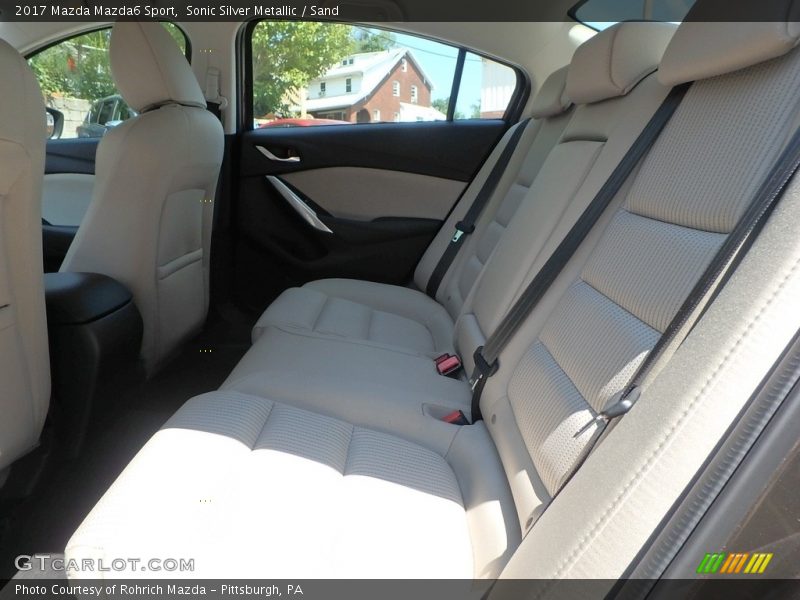 Sonic Silver Metallic / Sand 2017 Mazda Mazda6 Sport