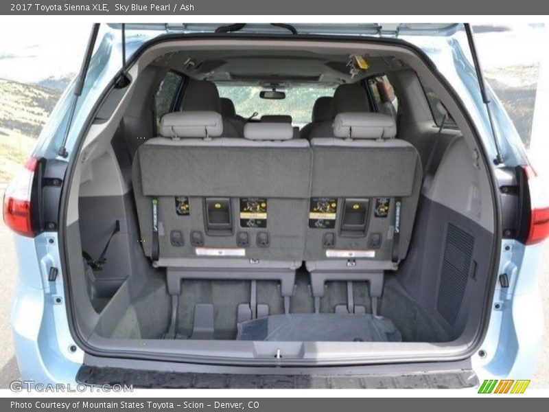 Sky Blue Pearl / Ash 2017 Toyota Sienna XLE