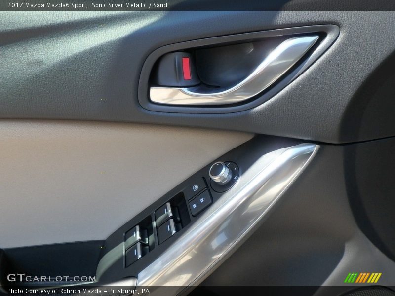 Sonic Silver Metallic / Sand 2017 Mazda Mazda6 Sport