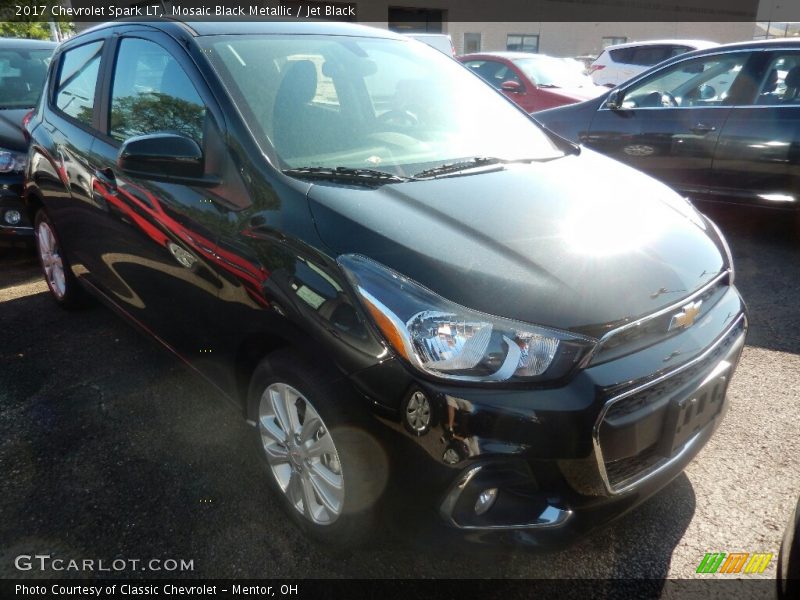 Mosaic Black Metallic / Jet Black 2017 Chevrolet Spark LT