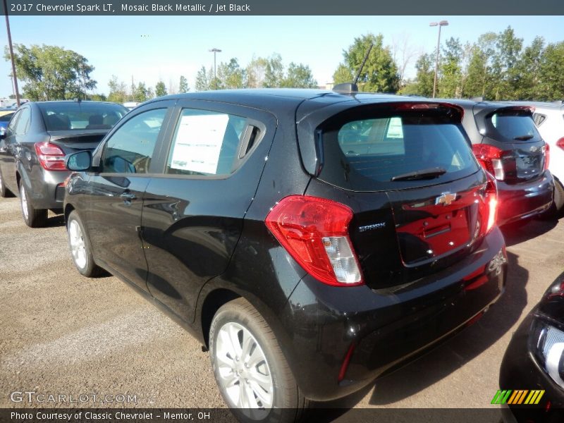 Mosaic Black Metallic / Jet Black 2017 Chevrolet Spark LT
