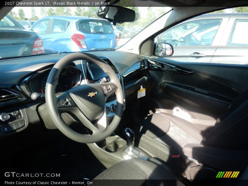 Mosaic Black Metallic / Jet Black 2017 Chevrolet Spark LT