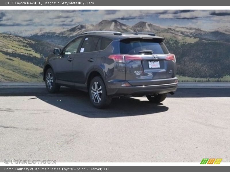 Magnetic Gray Metallic / Black 2017 Toyota RAV4 LE