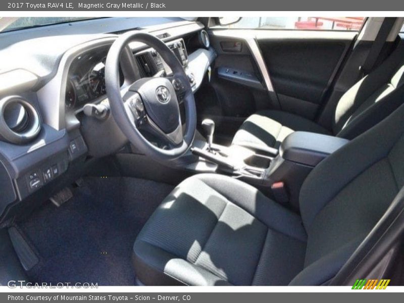 Magnetic Gray Metallic / Black 2017 Toyota RAV4 LE