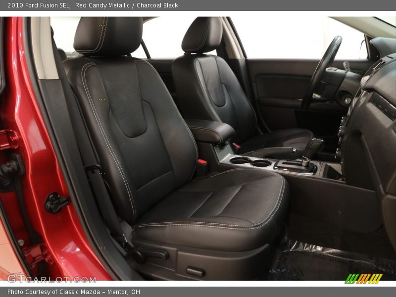 Red Candy Metallic / Charcoal Black 2010 Ford Fusion SEL