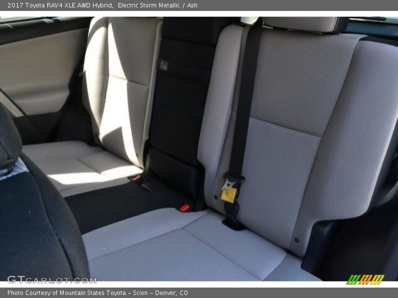 Electric Storm Metallic / Ash 2017 Toyota RAV4 XLE AWD Hybrid