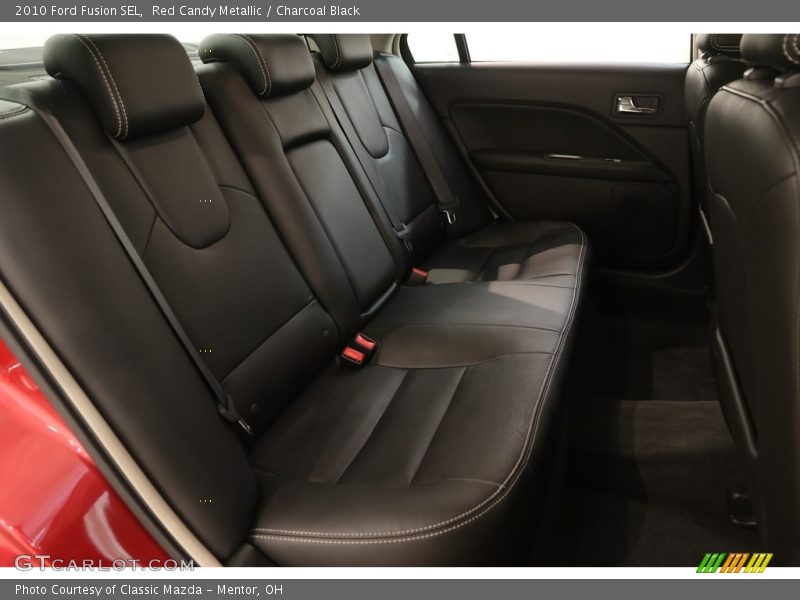Red Candy Metallic / Charcoal Black 2010 Ford Fusion SEL