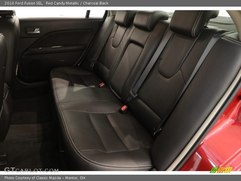 Red Candy Metallic / Charcoal Black 2010 Ford Fusion SEL
