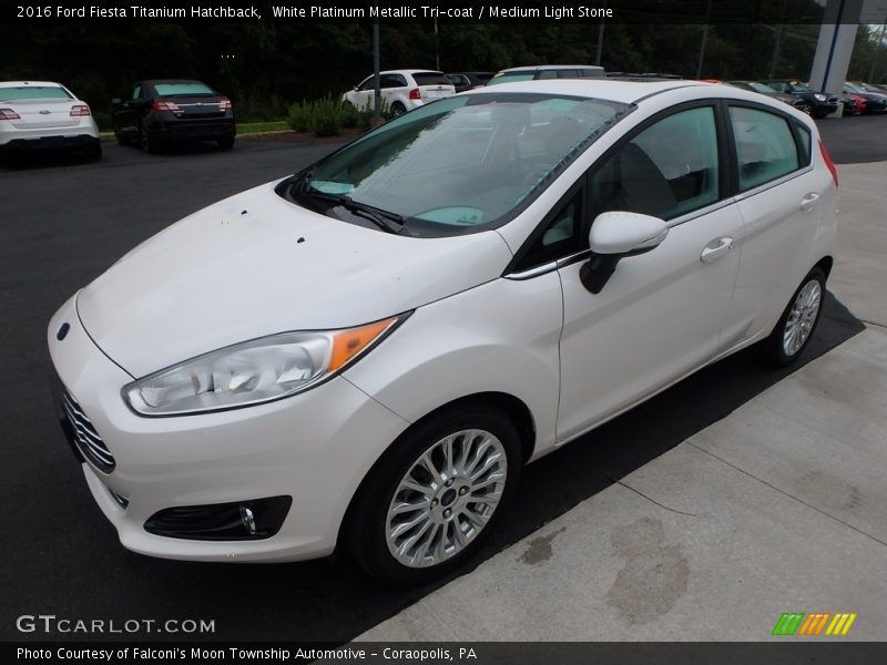Front 3/4 View of 2016 Fiesta Titanium Hatchback