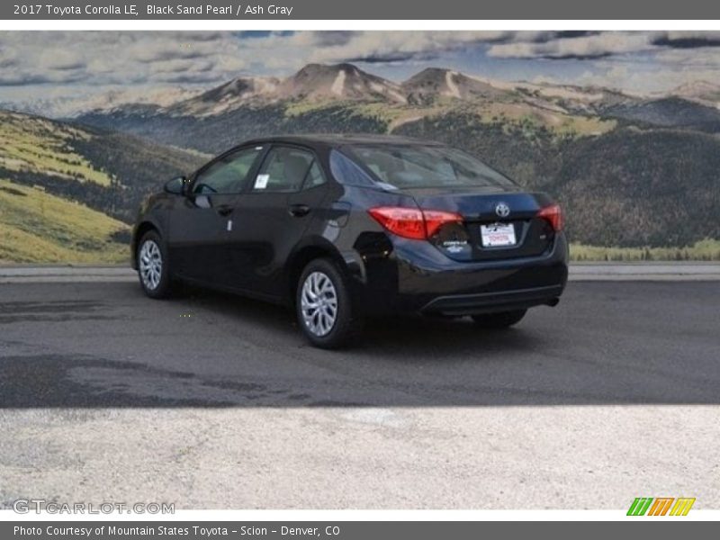 Black Sand Pearl / Ash Gray 2017 Toyota Corolla LE