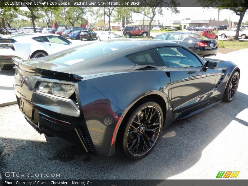 Watkins Glen Gray Metallic / Jet Black 2018 Chevrolet Corvette Z06 Coupe