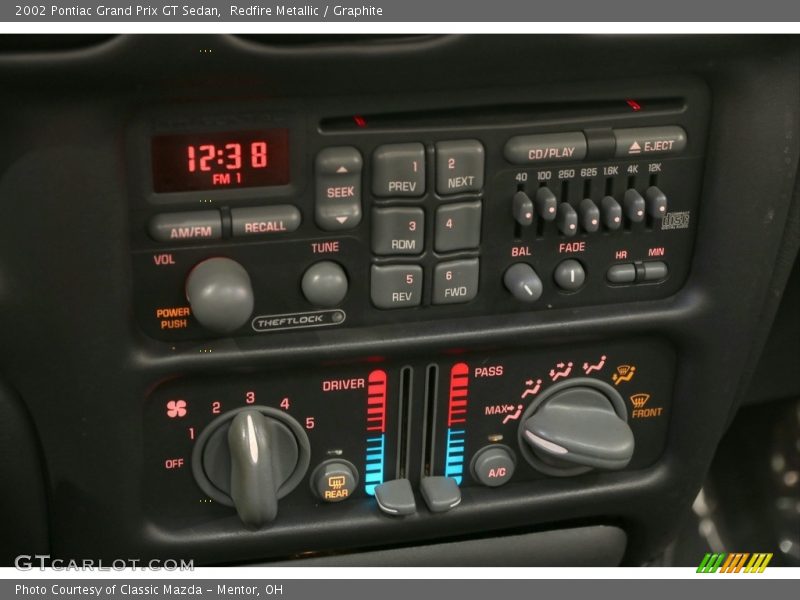 Redfire Metallic / Graphite 2002 Pontiac Grand Prix GT Sedan