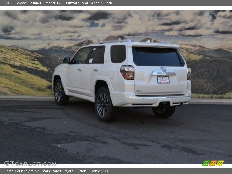 Blizzard Pearl White / Black 2017 Toyota 4Runner Limited 4x4