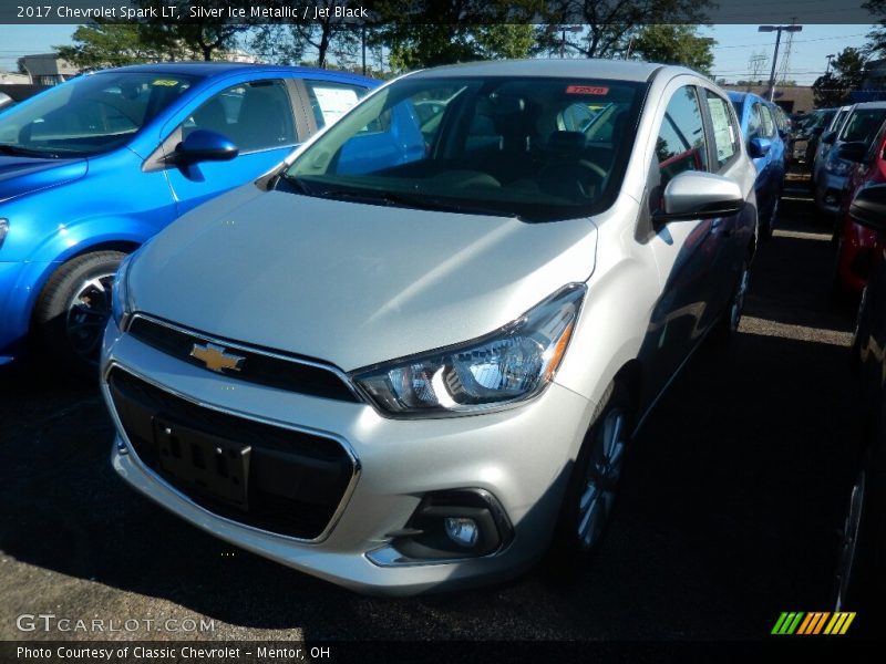 Silver Ice Metallic / Jet Black 2017 Chevrolet Spark LT
