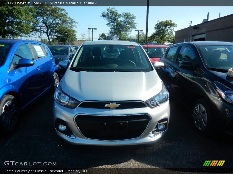 Silver Ice Metallic / Jet Black 2017 Chevrolet Spark LT