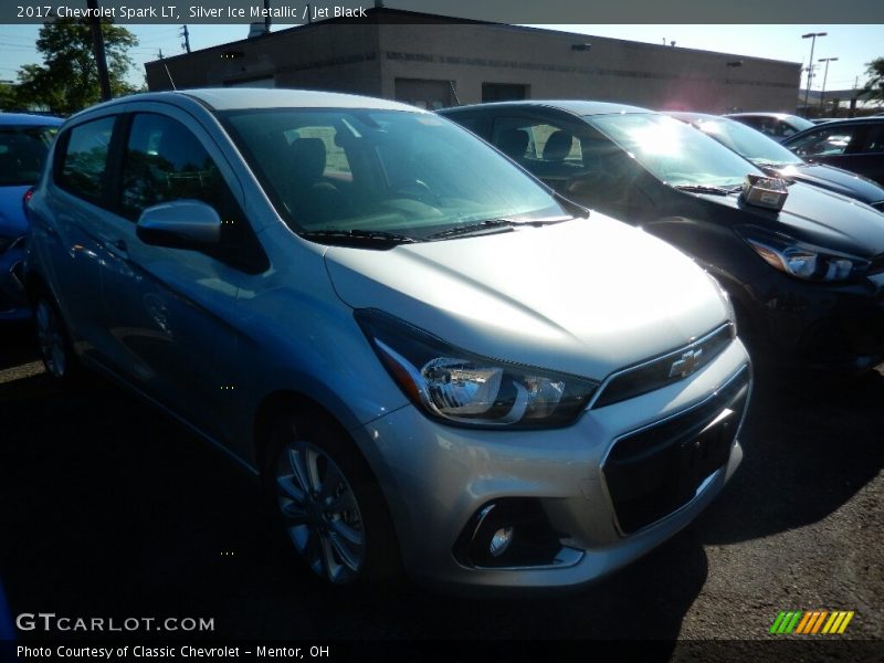 Silver Ice Metallic / Jet Black 2017 Chevrolet Spark LT