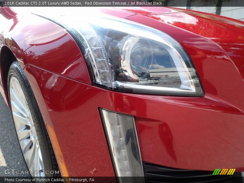 Red Obsession Tintcoat / Jet Black/Jet Black 2016 Cadillac CTS 2.0T Luxury AWD Sedan