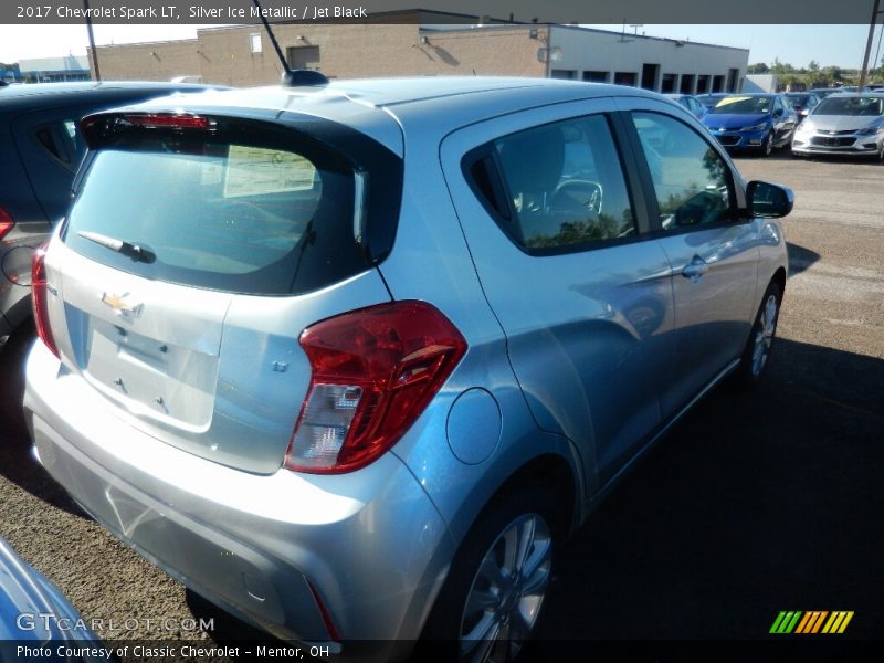 Silver Ice Metallic / Jet Black 2017 Chevrolet Spark LT