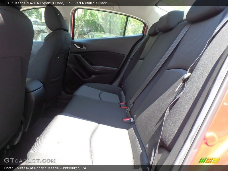 Soul Red Metallic / Black 2017 Mazda MAZDA3 Sport 4 Door