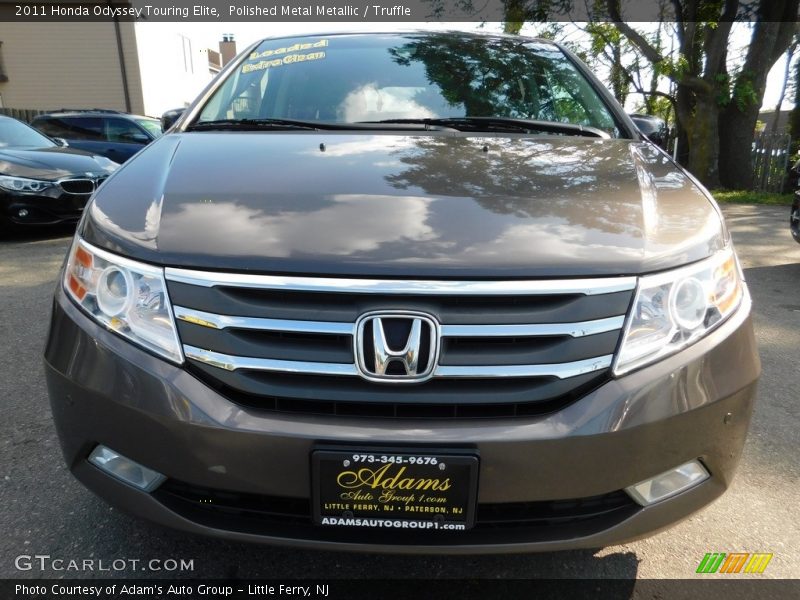 Polished Metal Metallic / Truffle 2011 Honda Odyssey Touring Elite