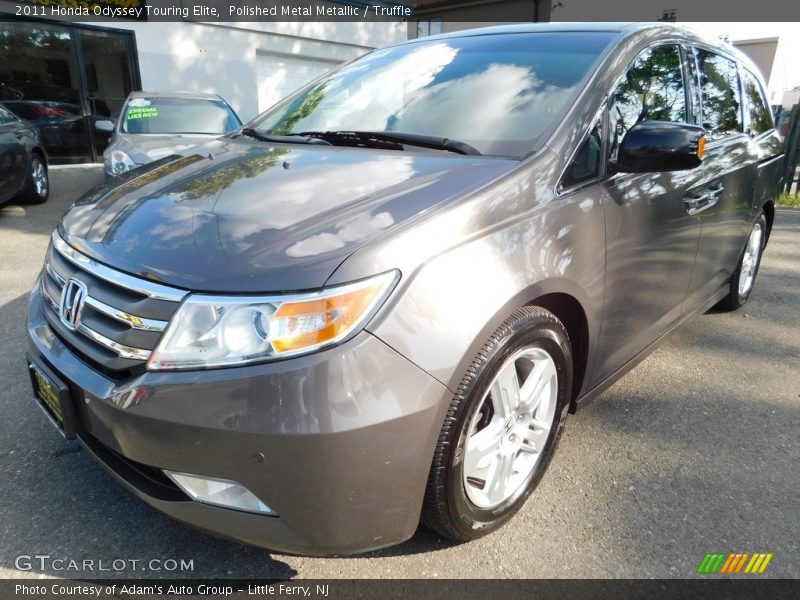 Polished Metal Metallic / Truffle 2011 Honda Odyssey Touring Elite