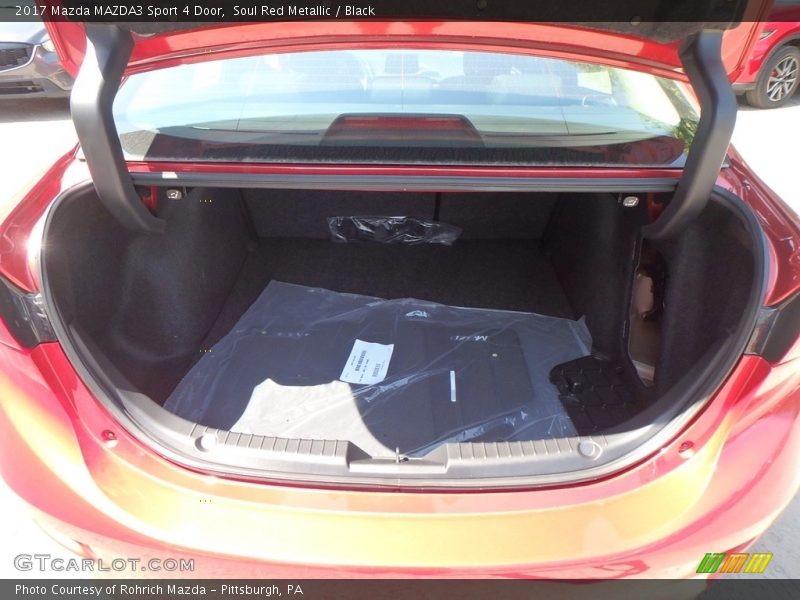 Soul Red Metallic / Black 2017 Mazda MAZDA3 Sport 4 Door