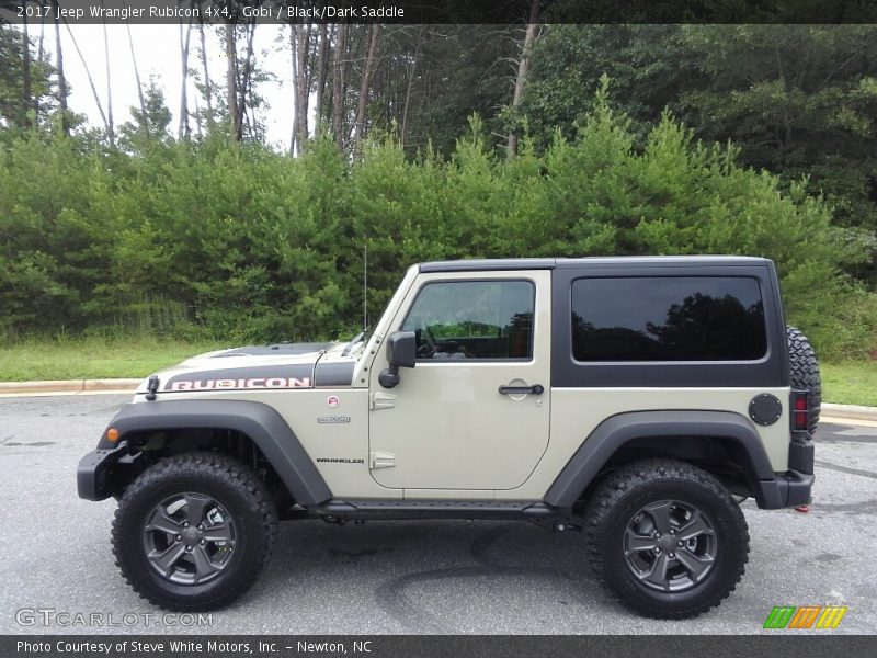 Gobi / Black/Dark Saddle 2017 Jeep Wrangler Rubicon 4x4