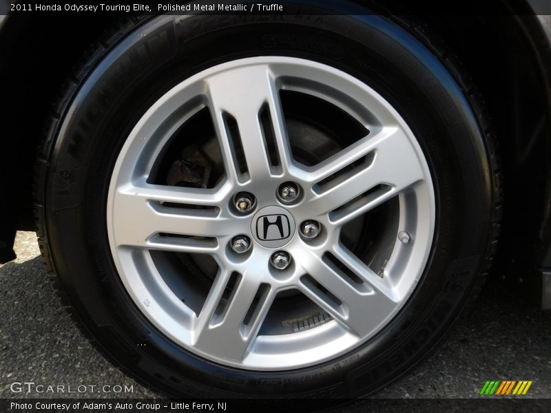 Polished Metal Metallic / Truffle 2011 Honda Odyssey Touring Elite