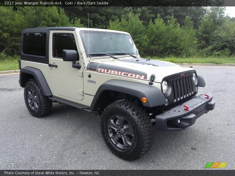 Gobi / Black/Dark Saddle 2017 Jeep Wrangler Rubicon 4x4