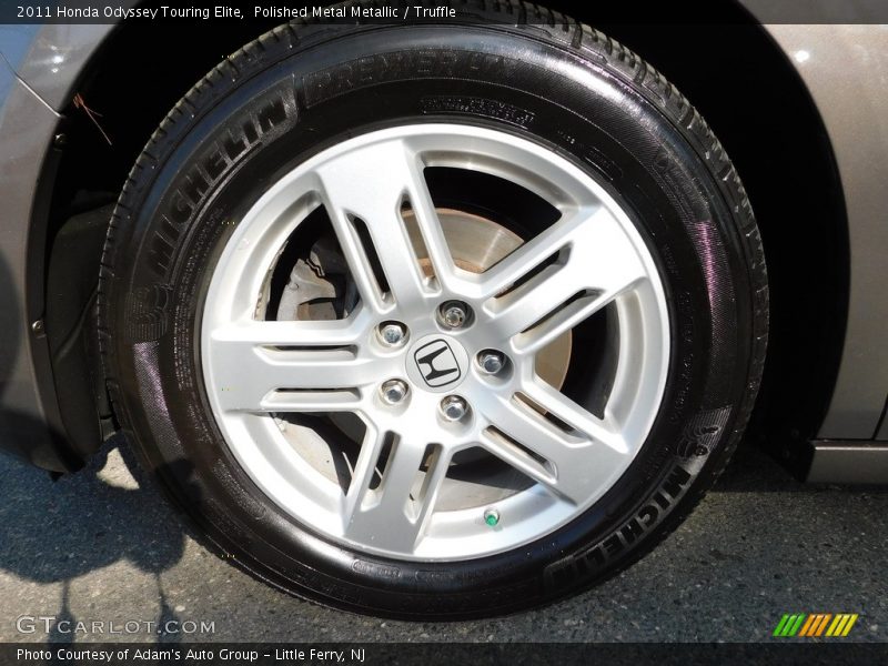 Polished Metal Metallic / Truffle 2011 Honda Odyssey Touring Elite