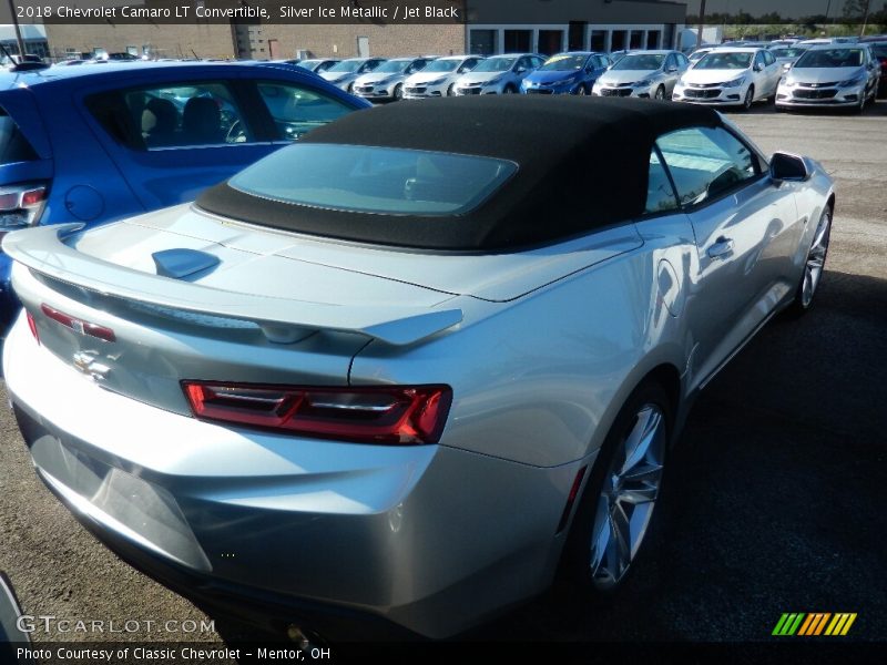 Silver Ice Metallic / Jet Black 2018 Chevrolet Camaro LT Convertible